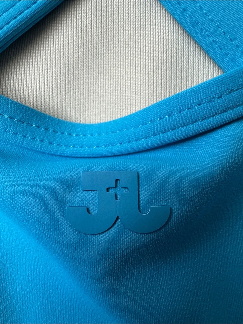 Jo + Jax Girls High Neck Leotard in Blue Size Youth Extra Large YXL 13